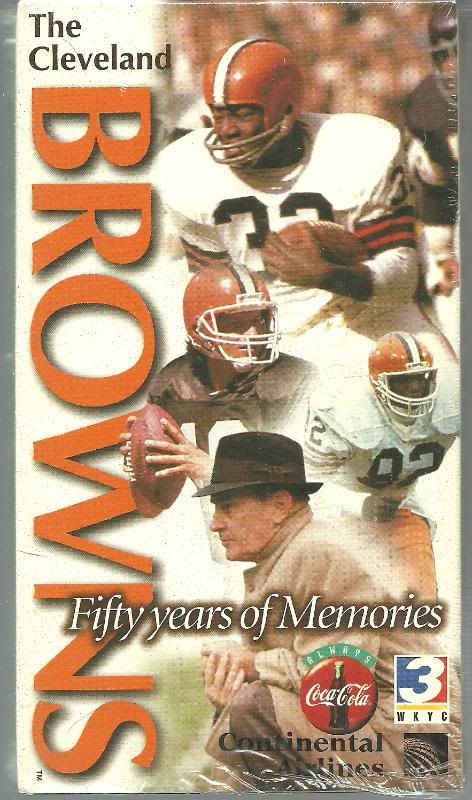   BROWNS VHS Brian SIPE Bernie KOSAR Paul Jim BROWN Lavelli Otto GRAHAM