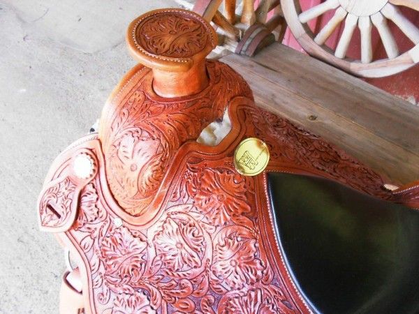 ALL LEATHER 16 WESTERN WADE ROPER ROPING PLEASURE COWBOY RANCH SADDLE 