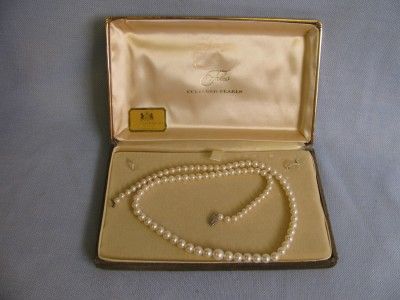 21 Felco Graduated Cultured Pearls G.F. Hoffman & Sons  