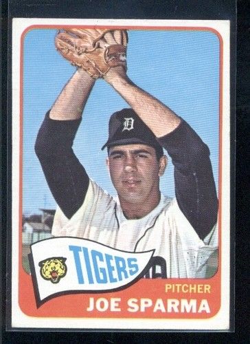 1965 TOPPS #587 JOE SPARMA TIGERS EX 23768  