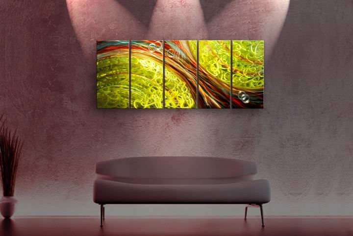 M110   60 FRAMED MODERN Landscape Autumn Path ART OIL PAINTING