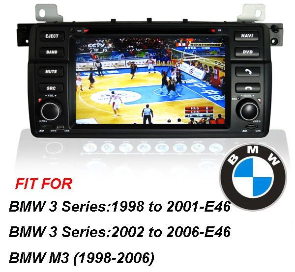 Hot New BMW 3 M3 E46 Car DVD GPS Navigation DVD Player  