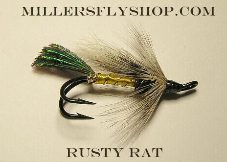 Rusty Rat #6 Double Hook Atlantic Salmon  