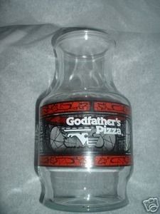 Coca Cola Godfathers Pizza Juice Decanter 1970s  