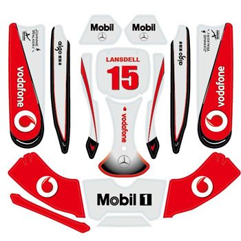 KD F003 2011 F1 Mclaren F1 Kart Decal Vinyl for Kart