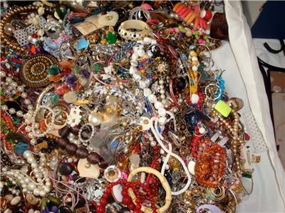   LBS Vintage now Jewelry LOT 4 WEAR Repair PARTS Craft SALVAGE harvest