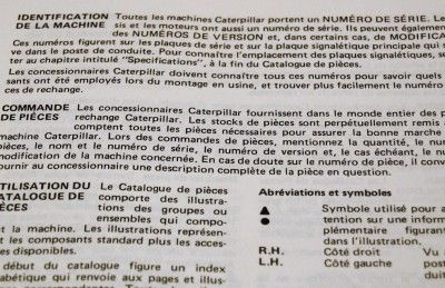 Caterpillar Parts Manual for 613B Tractor  