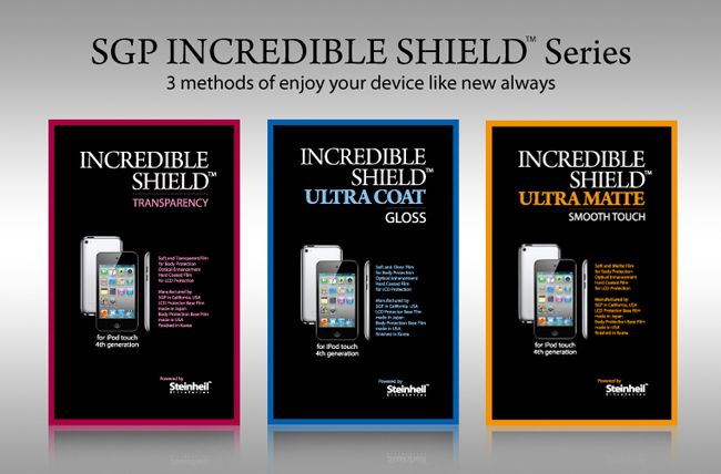 SGP Incredible Ultra Coat Shield   Apple iPod Touch 4G  