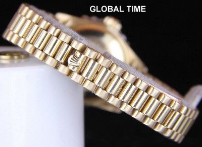 Ladies Rolex 6917 Solid 18K Yellow Gold President Custom Diamond 