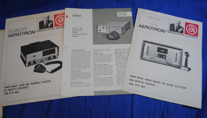 Vintage RCA 2 Way Radio Sale Brochure Spec Data Sheet  