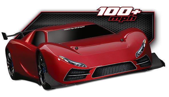 Traxxas XO 1 1/7 Scale 100+MPH 4WD SuperCar TRA6407 BLUE  