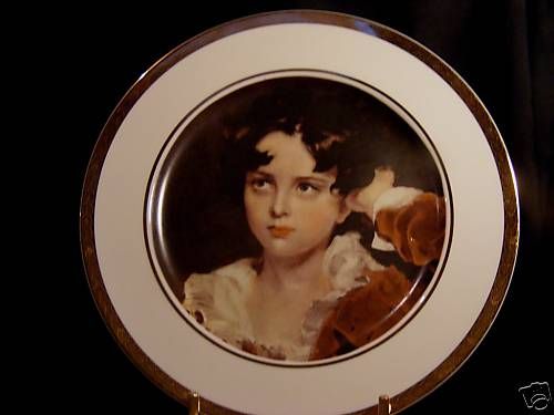 PORTRAIT GIRL PLATE SIR THOMAS LAWRENCE MASTER LAMBTON  