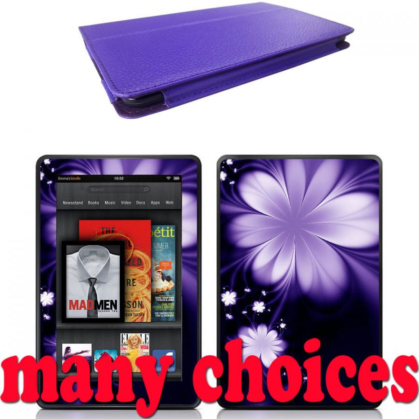   Case Cover for  Kindle Fire Tablet + Skin Accessory PUR03  