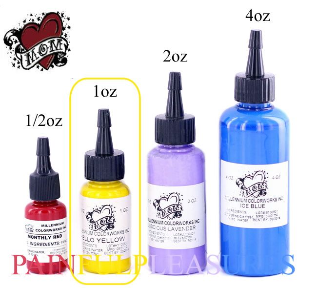 Millennium Moms Tattoo Ink 1oz Bottle 01 30/41 Colors  