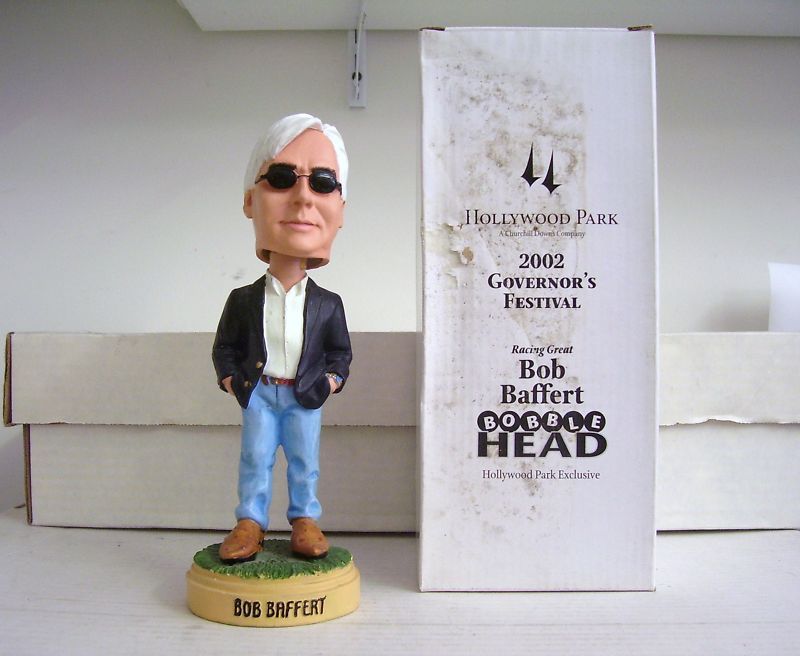 Bob Baffert ~ 2002 Hollywood Park Bobble Bobblehead SGA  