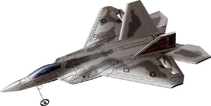 Twin F22 Raptor RC Plane Airplane Silverlit 85940 U.S Fighter Model 