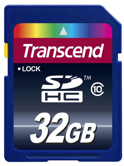 Transcend 32 GB Class 10 SD SDHC Memory Card   10 Pack  