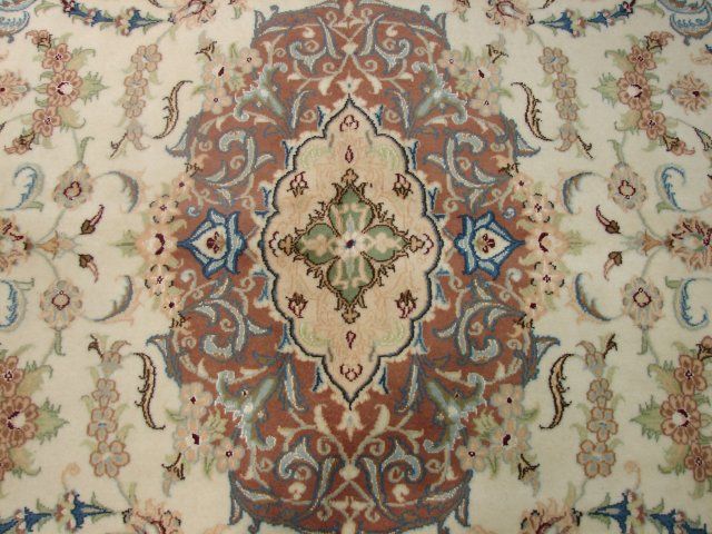 AUTHENTIC FINE PERSIAN TABRIZ WOOL&SILK RUG  