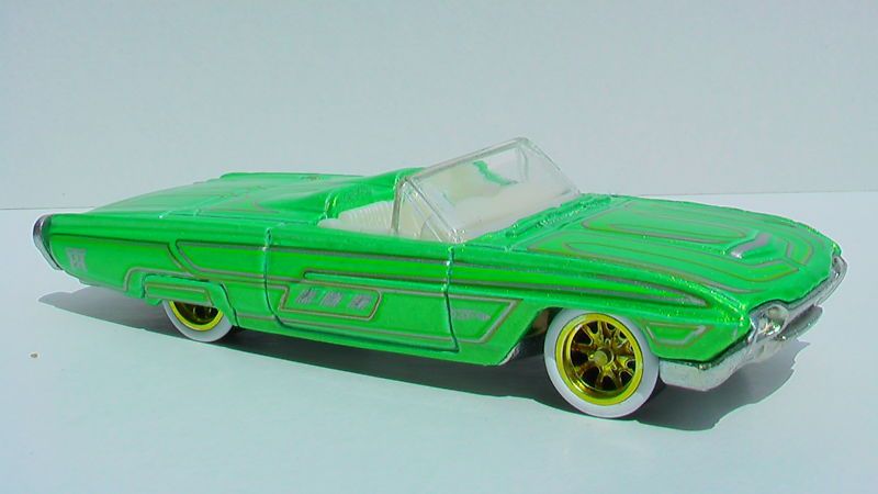 HOT WHEELS 63 T BIRD TH CUSTOM WHEELS RUBBER TIRES NEW  