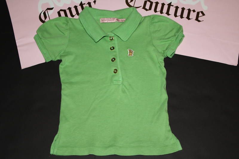 JUICY COUTURE KIDS SHORT SLEEVE TOP SHIRT GIRLS SIZE 7  