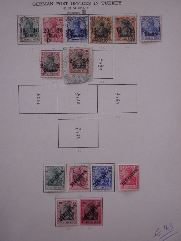 GERMAN OFFICES  Beautiful Mint & Used collection on pages. All Fresh 