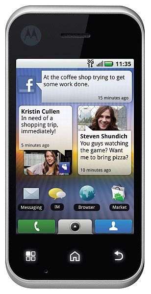 NEW Motorola BACKFLIP MB300 3G 5MP GPS WIFI ANDROID 3.1 QWERTY 