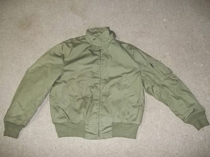 jacket flyers high temp cold weather size large long  