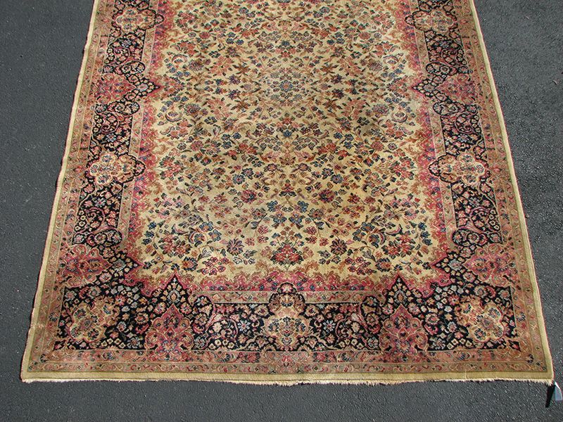 Antique KARASTAN KERMAN Wool Rug 9x12  rr1304  