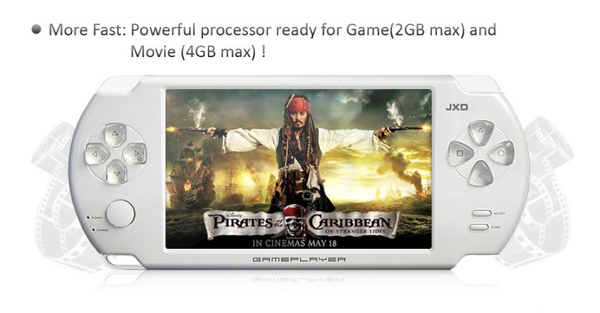 JXD 5000 5 3D Game Console Player 4G HD HDMI DV Camera DC AVI /4 