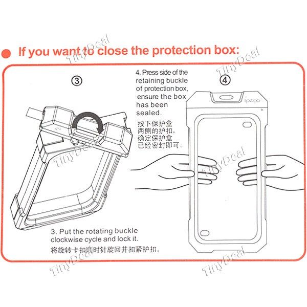 Genuine iPEGA Waterproof Protective Case Cover Box for iPhone 4G 4S 