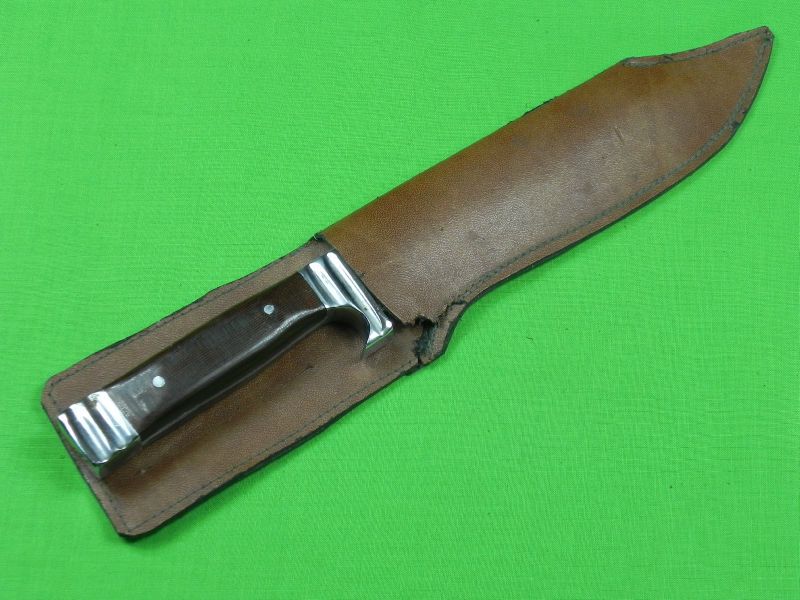 Custom Hand Made Saw Back Hunting Fighting Knife  