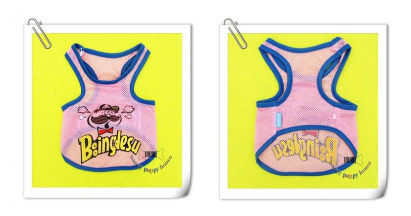 SALE t shirt, vest, Cartoon, dog pet clothes FREE POST  