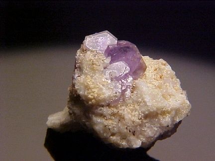 CLASSIC PURPLE Apatite Crystal HARVARD QUARRY, MAINE  