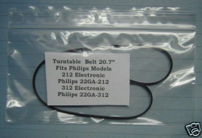 NEW 20.7 Belt For Philips Turntable GA 212 or GA 312  