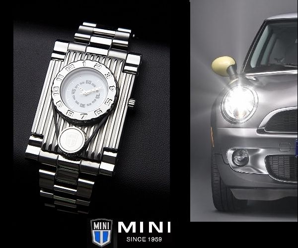 Japanese BMW Mini Cooper Watch MCA401103 White New  