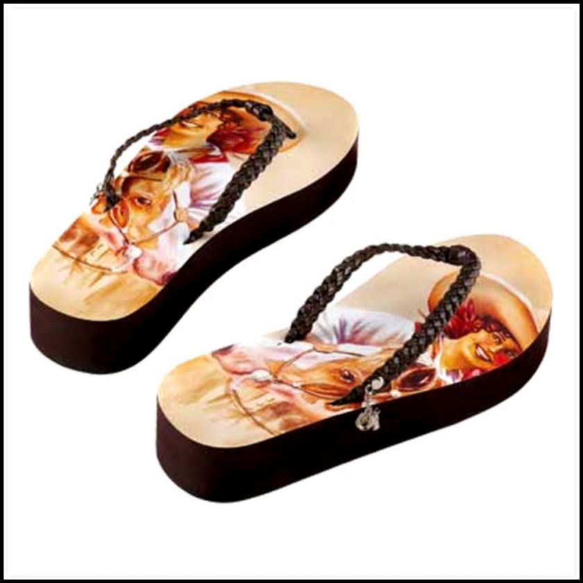 Ladies**KICKBACK KICKERS WESTERN SANDALS**SZ 4 11**NIB  