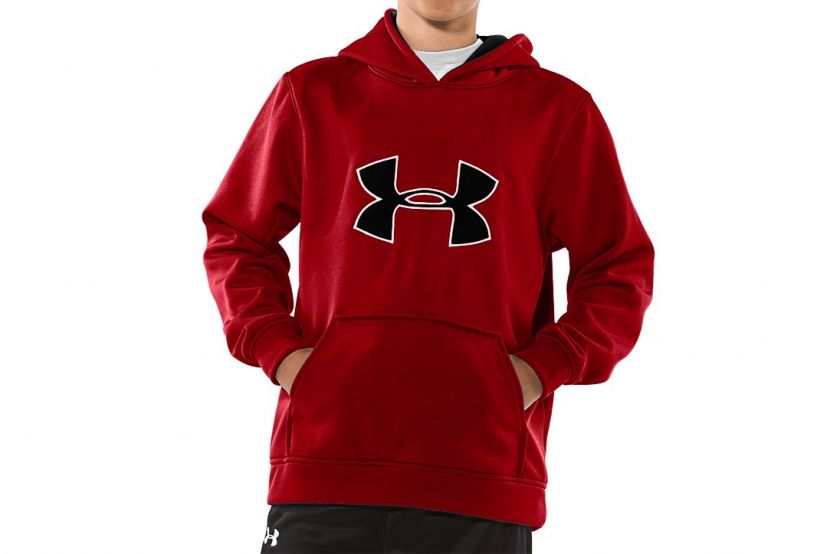 Under Armour Boys Armour Fleece Big Logo Pullover Hoody  