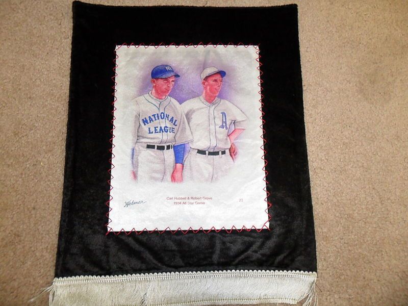 2008 Carl Hubbell & Robert Grove Helmar Large SILK  