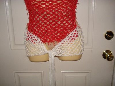 Hand Crochet swimwear , beach cover up NEW all 3 in one  