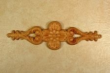 EMBOSSED WOOD APPLIQUE / ONLAY # 713 3 5/8 X 12  