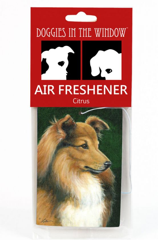 Air Freshener (1) New in Package Citrus Scent Sheltie/Shetland 