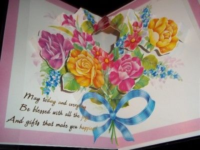 NINE POP UP BIRTHDAY GREETING CARDS   C635 A 1  