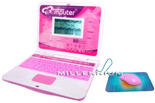 Pink Kids Mathematics Reading Accelerator Learning Laptop Girls Boys 