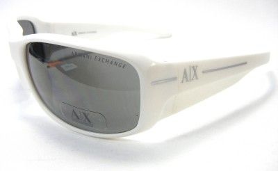 ARMANI EXCHANGE SUNGLASSES * AX 122/S * WHITE * RARE HARD TO FIND 