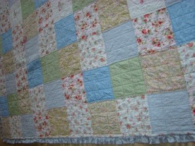 COUNTRY LANE GORGEOUS GRANDMA PATCHWORK SPRING GARDEN EXQUISITE COTTON 