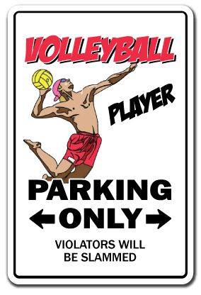   Novelty Sign sport team beach coach volley ball player game  