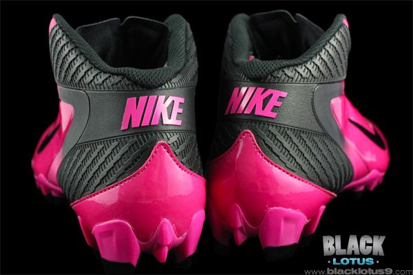   Air ALPHA SPEED TD 3/4 Football Soccer Cleats Shoes PINK BREAST CANCER