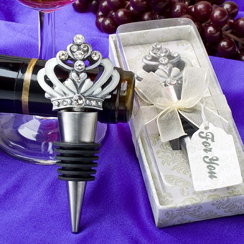 100 Shiny Stainless Steel Crown Wine Bottle Stopper  