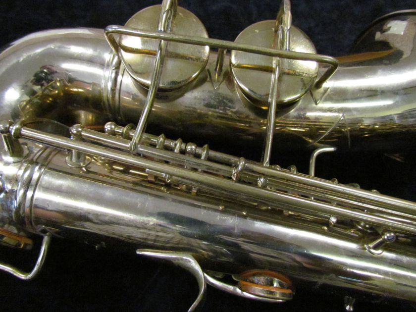 George M Bundy C.G. Conn Stencil Alto Sax 30 40s Vintage Rare, SN 