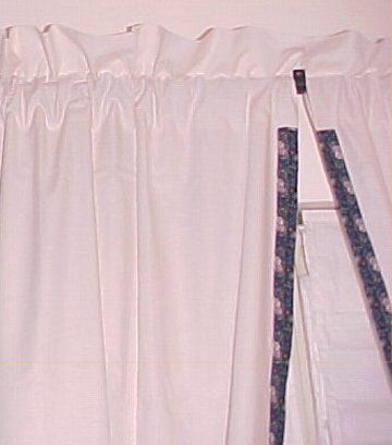 JC Penney PATCKWORK QUILT Window Curtains Primitive  